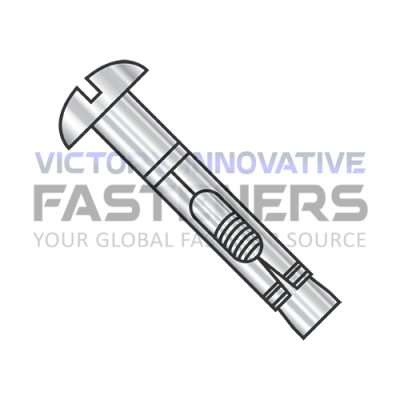 1/4X2 RND HEAD SLEVE ANCHR 18-8 STAINLESS STEEL
