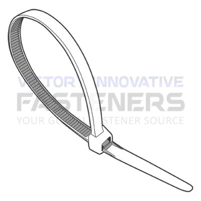 06.0-40LB CABLE TIE NATURAL INTMD NYLON